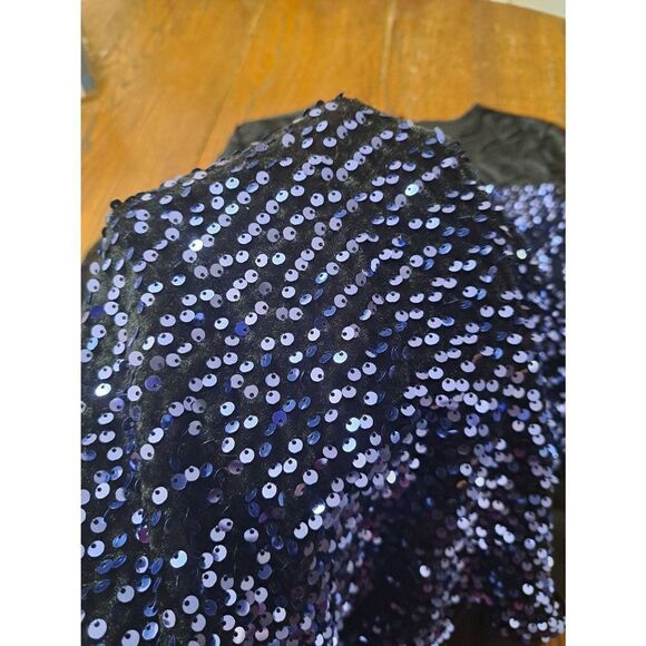 New Fit Like 2X Sequin Lace Bodycon Party Prom Homecoming Special Occasion Dress - Picture 5 of 7